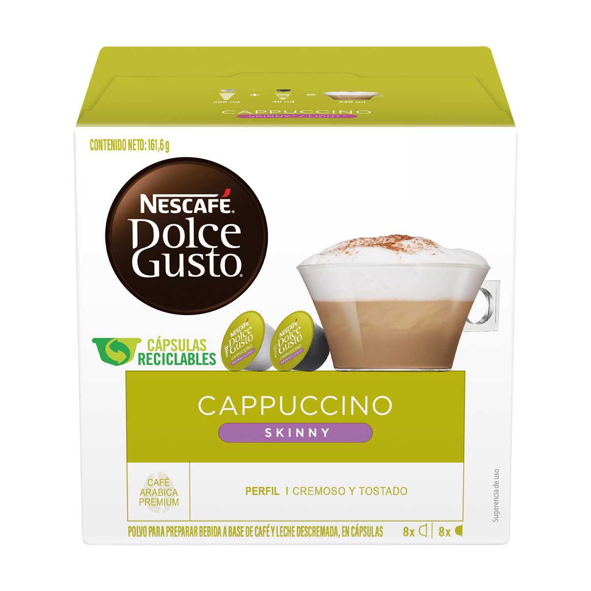 C&aacute;psulas Cappuccino Skinny Nescaf&eacute; Dolce Gusto image number null