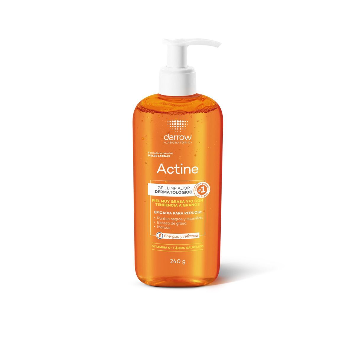 Actine Gel Limpiador Facial con Vitamina C 240ml image number null