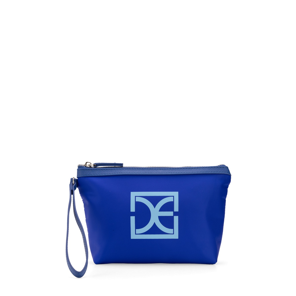 Cosmetiquera Cierre Sencillo Cloe Color Azul para Mujer image number null