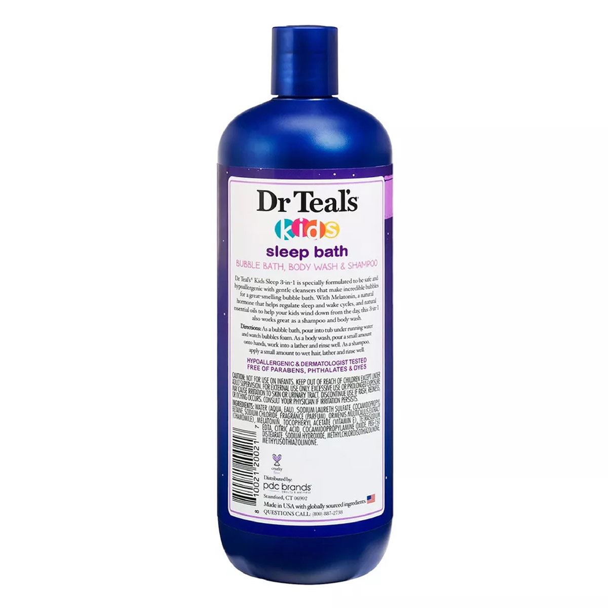 Ba&ntilde;o con Melatonina 3 en 1 Dr Teal&acute;s Kids 591ml image number null