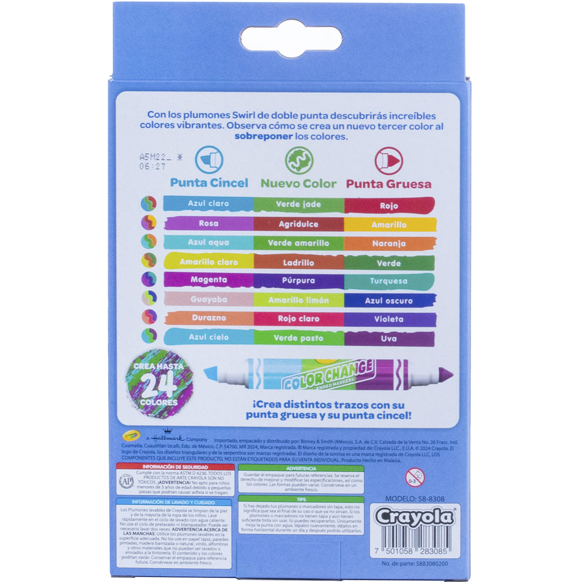 Plumones Duales CRAYOLA Swirl image number null