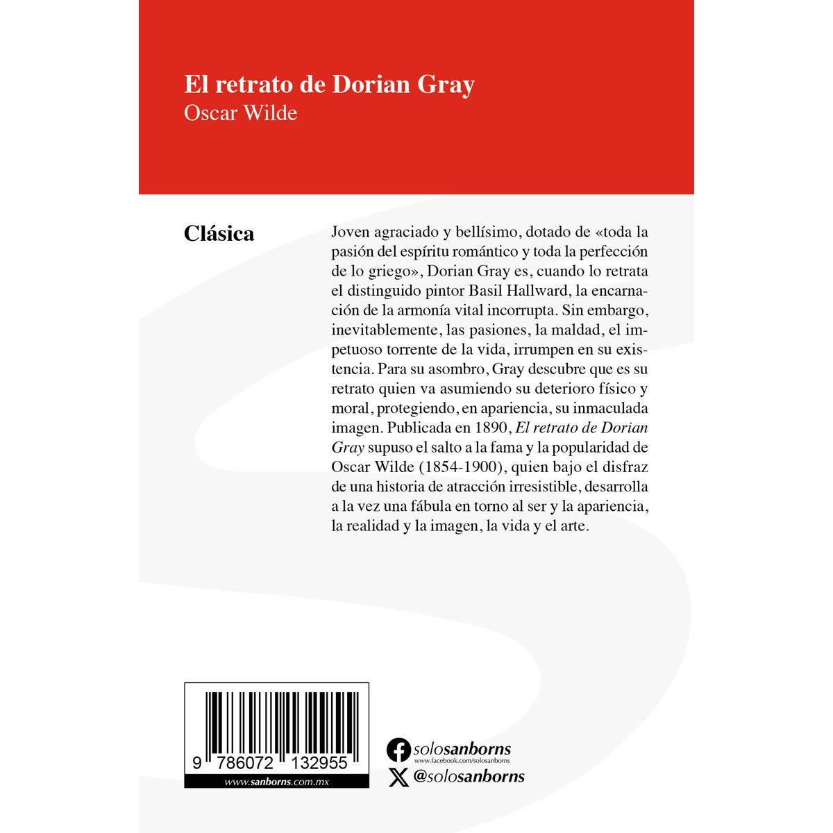El Retrato de Dorian Grey, edición Sanborns image number null