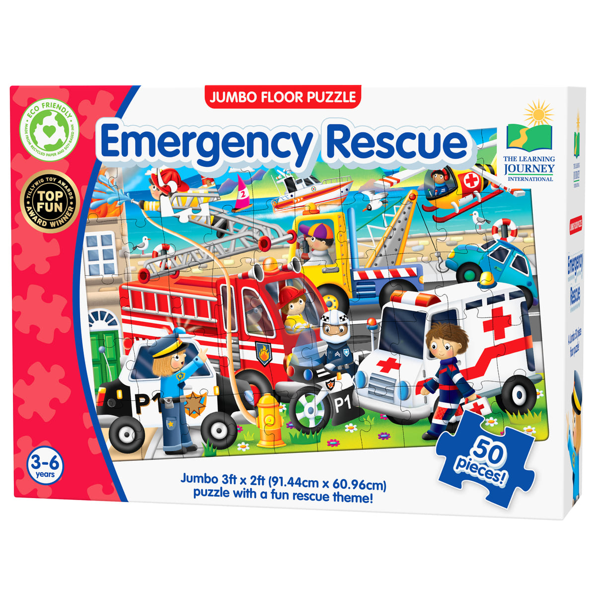 Rompecabezas de Piso Jumbo Rescate de Emergencia The Learning journey image number null