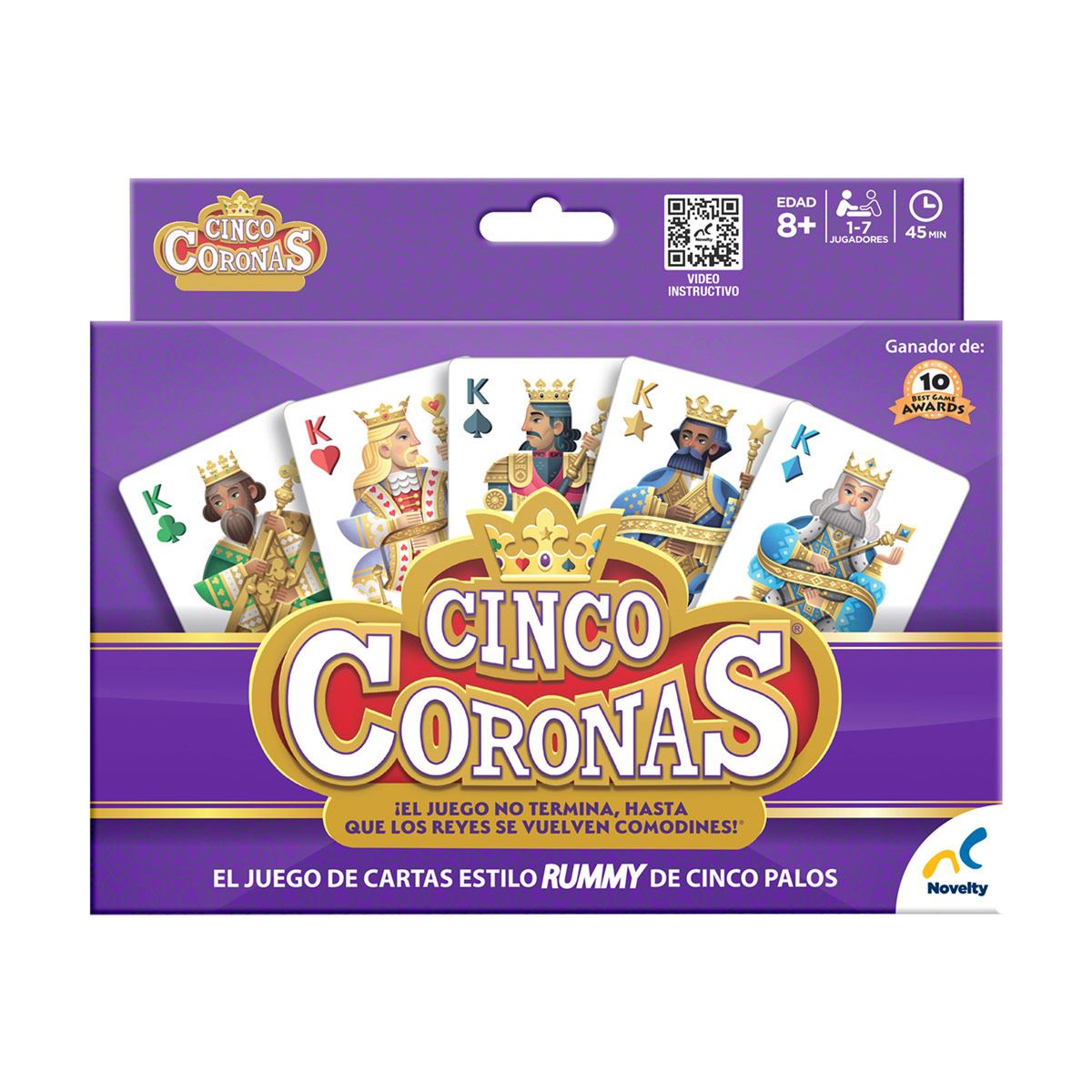 Juego de Cartas Cinco Coronas image number null