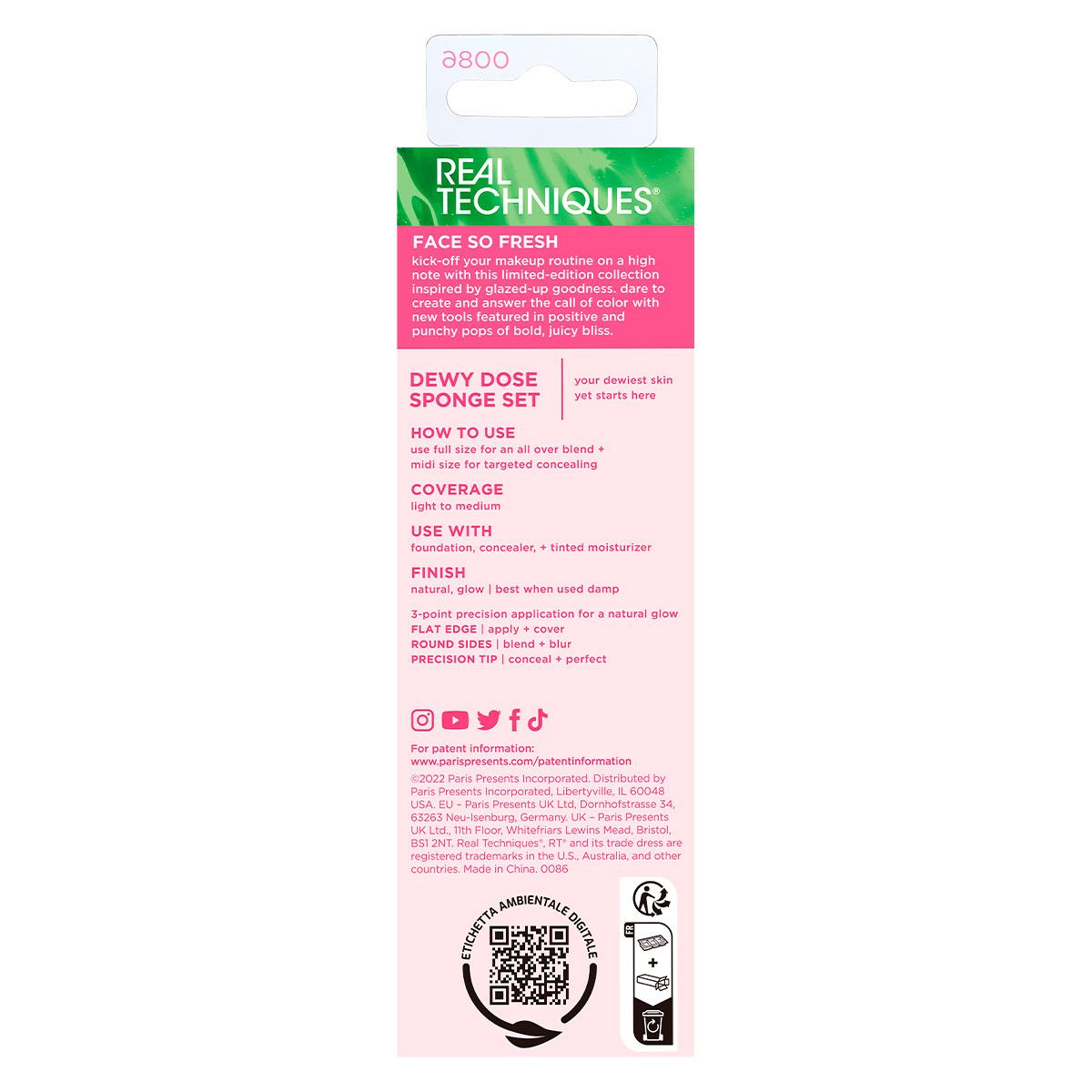 Dúo Esponjas Nectar Pop Dewy Dose Real Techniques image number null