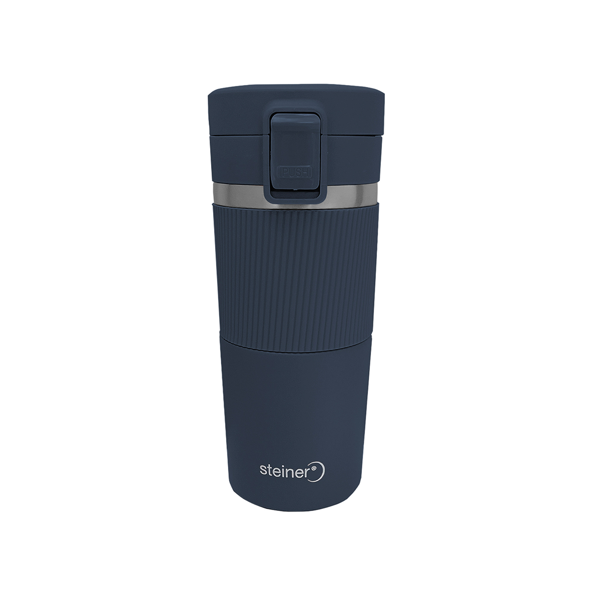 Taza Acero Inoxidable y Silicón 400 ml Color Azul image number null