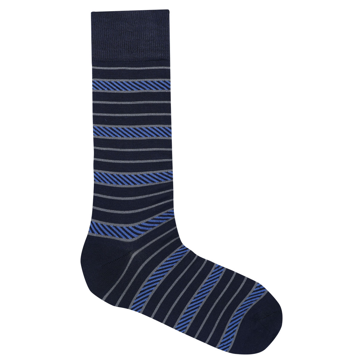 Calcet&iacute;n FLORSHEIM Rayas Marino Poli&eacute;ster para Hombre image number null