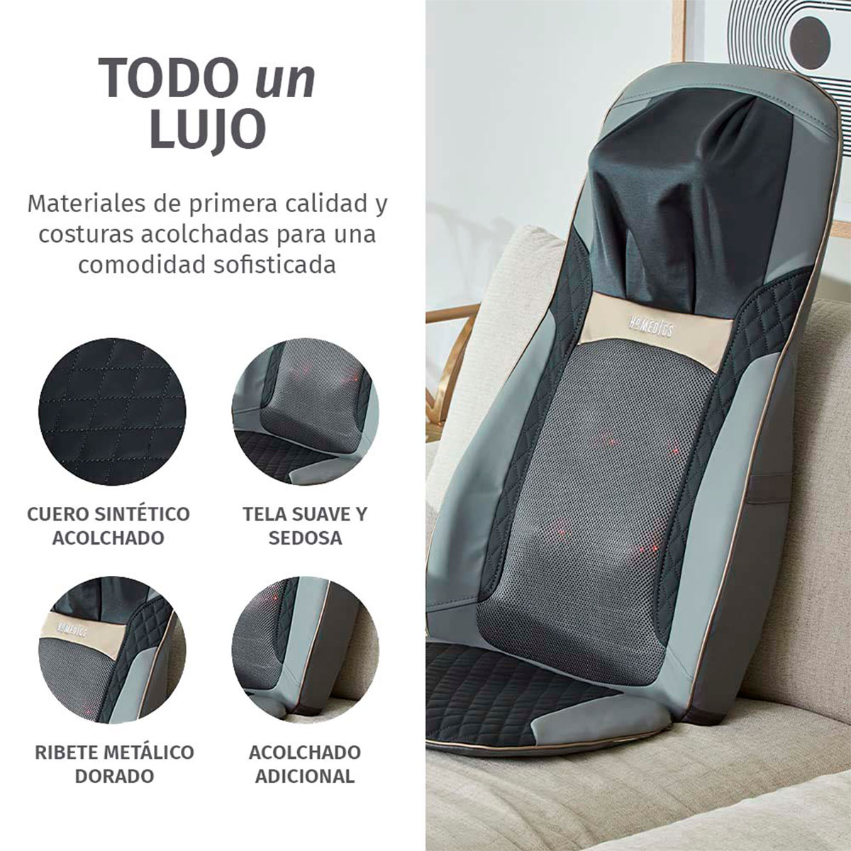 Masajeador de Espalda Shiatsu Elite II HoMedics image number null