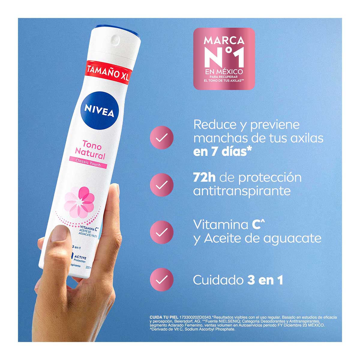 Desodorante en Spray 200 ml Clasic Touch Nivea image number null