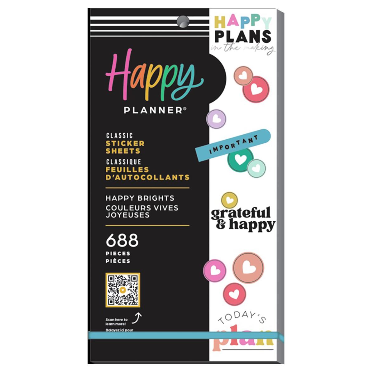 Block de Stickers The Happy Planner Happy Brights 688 Piezas image number null