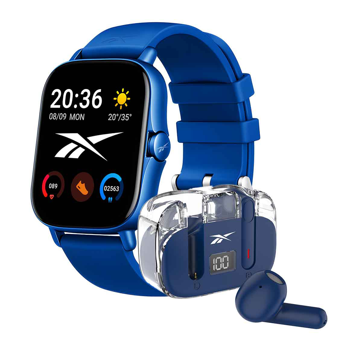 Sport Pack Reebok Smartwatch + Audífonos True Wireless Azul image number null