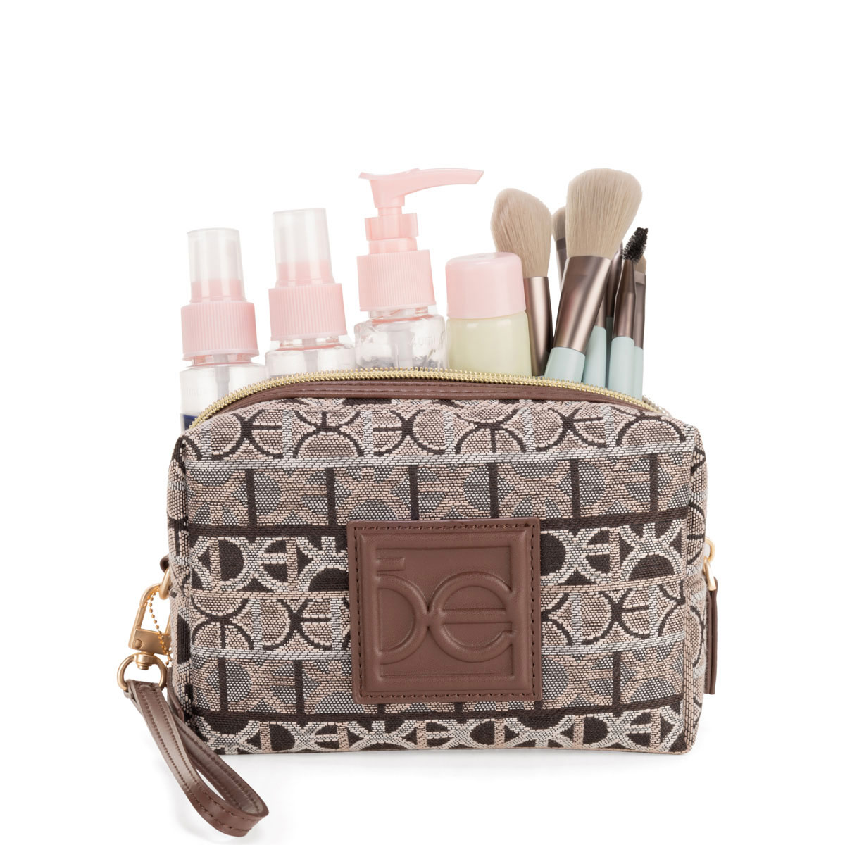 Cosmetiquera Cierre Sencillo Cloe Multicolor para Mujer image number null
