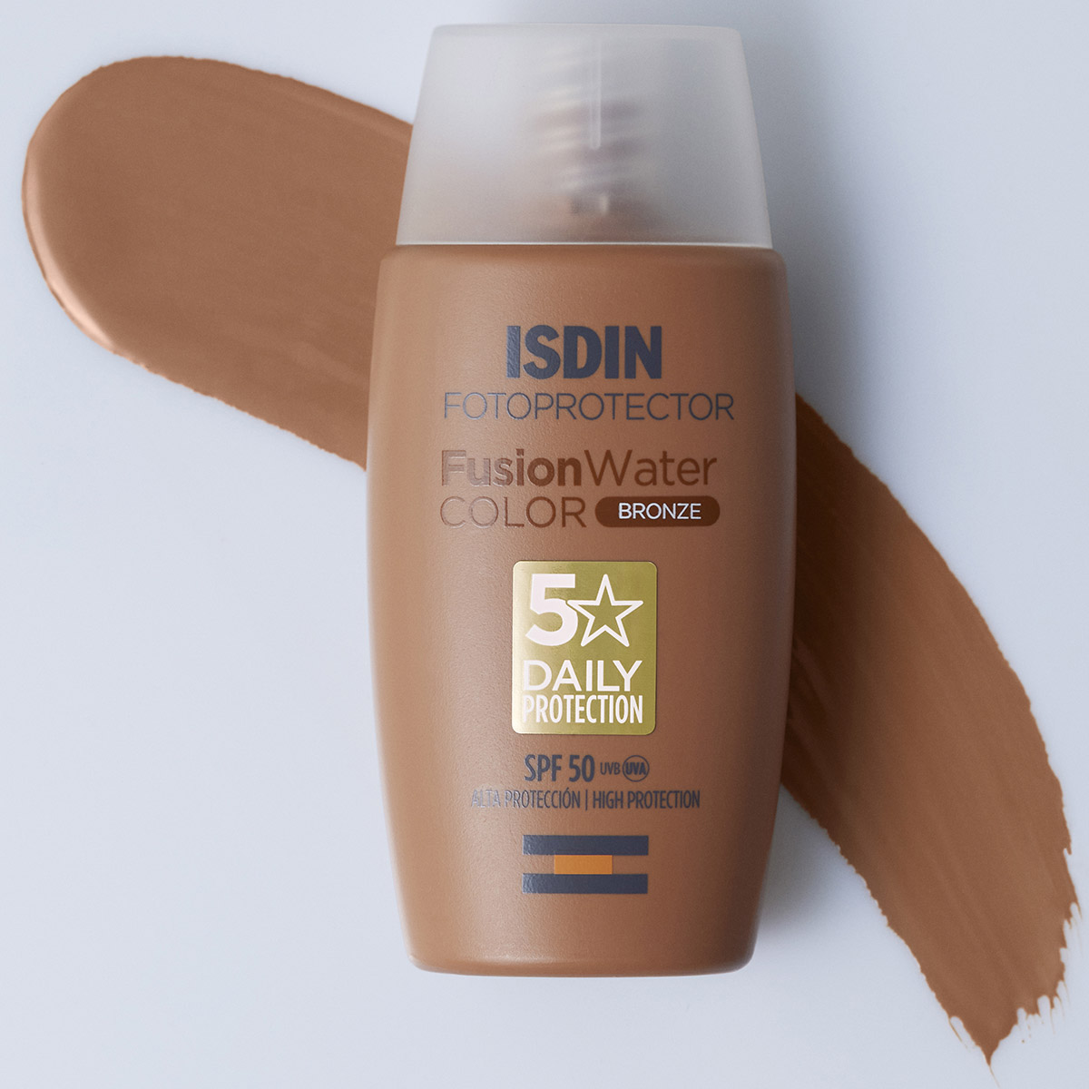 Fotoprotector Isdin SPF50 Fusion Water Magic Bronze 50ml image number null
