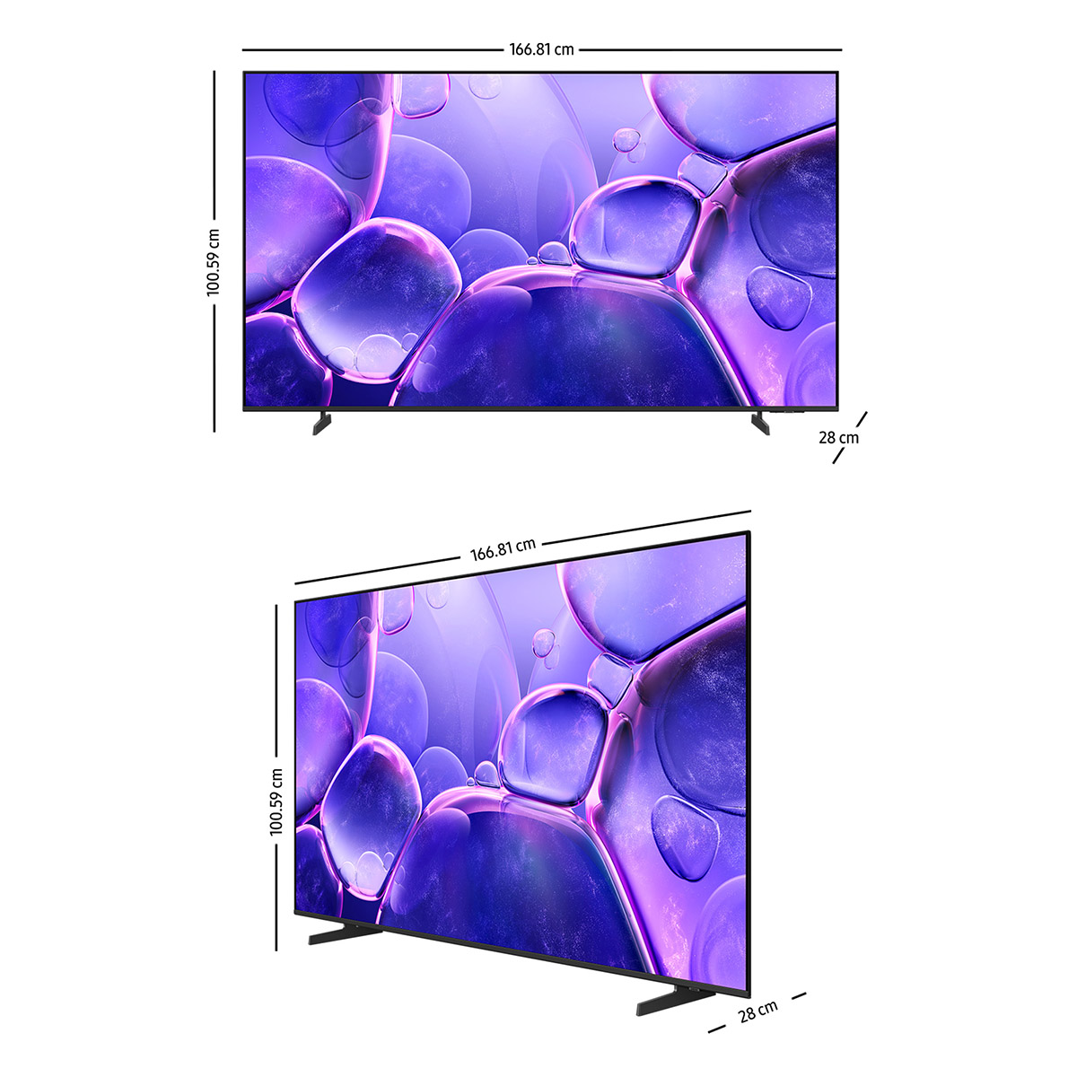 Pantalla Samsung UHD de 75 Pulgadas Un75u8200ff image number null