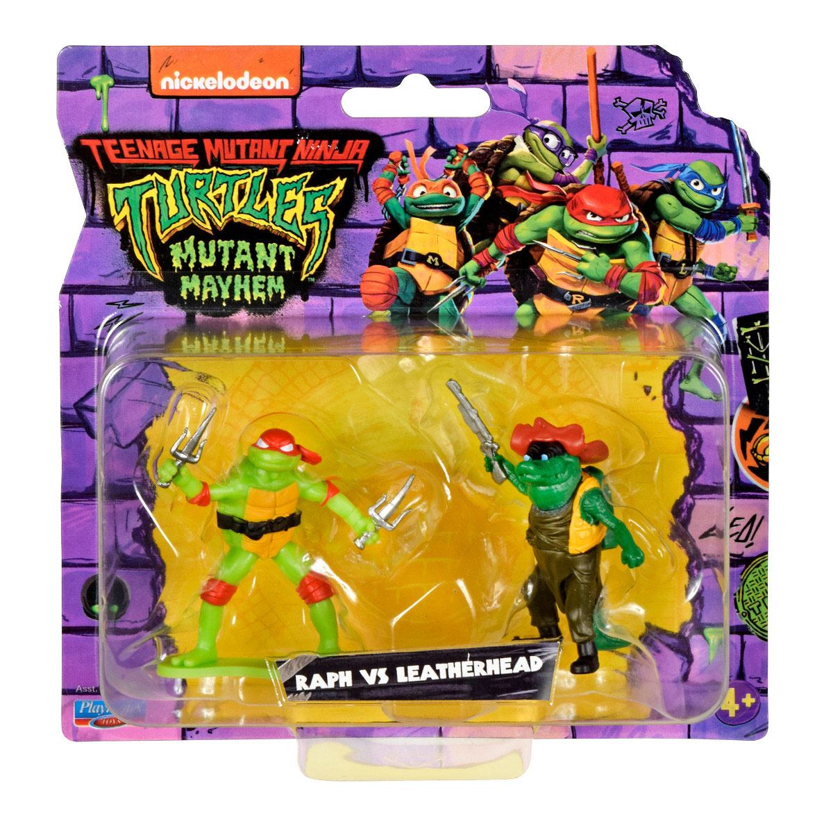 Teenage Mutant Ninja Turtles Movie Mini Figura 2 Pack Bandai image number null