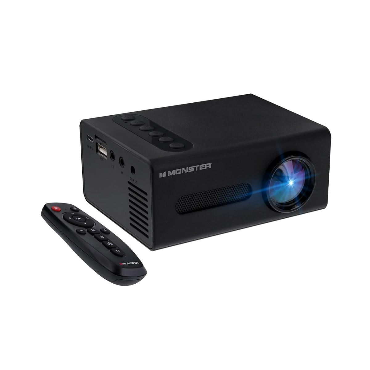 Proyector Mini Monster Negro image number null