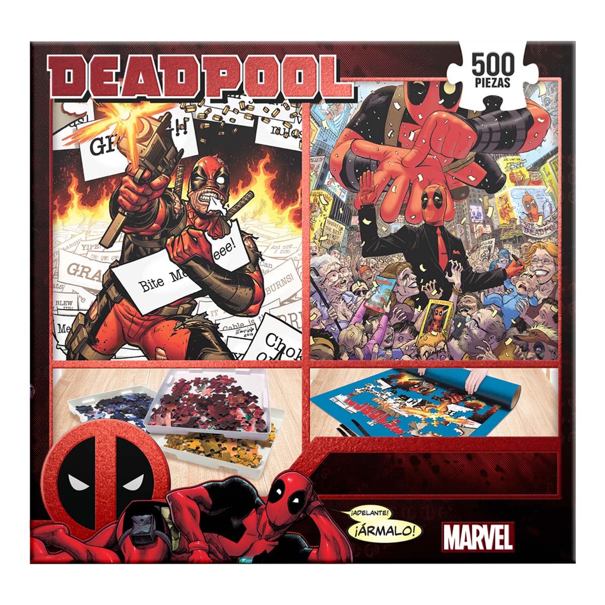 Set Deluxe Rompecabezas 4 en 1 Deadpool Novelty image number null