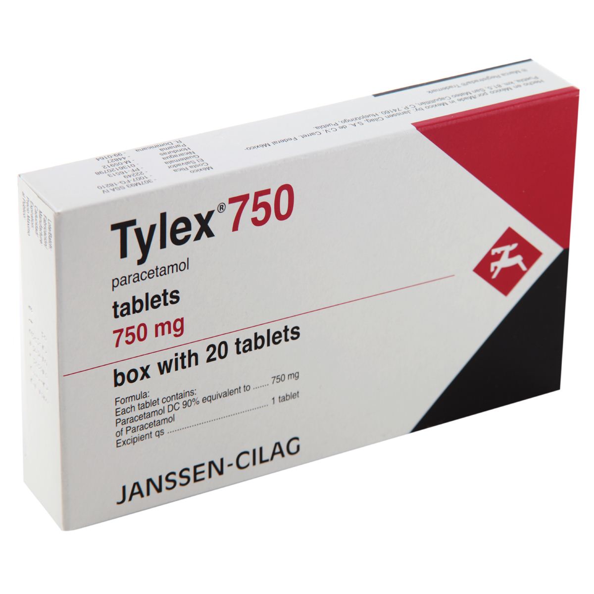 Tylex 750mg.Tab.C/20 image number null