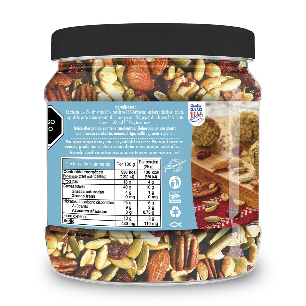 Bote Trail Mix Greanut Mix 450g image number null