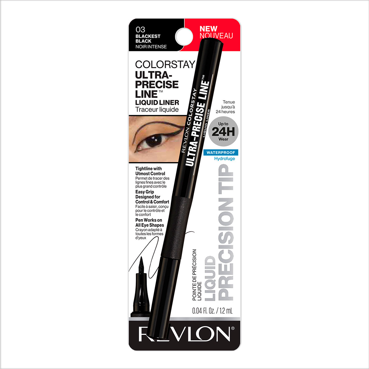 Delineador Para Ojos Revlon Ultra-Precise Line&trade; Blackest Black image number null