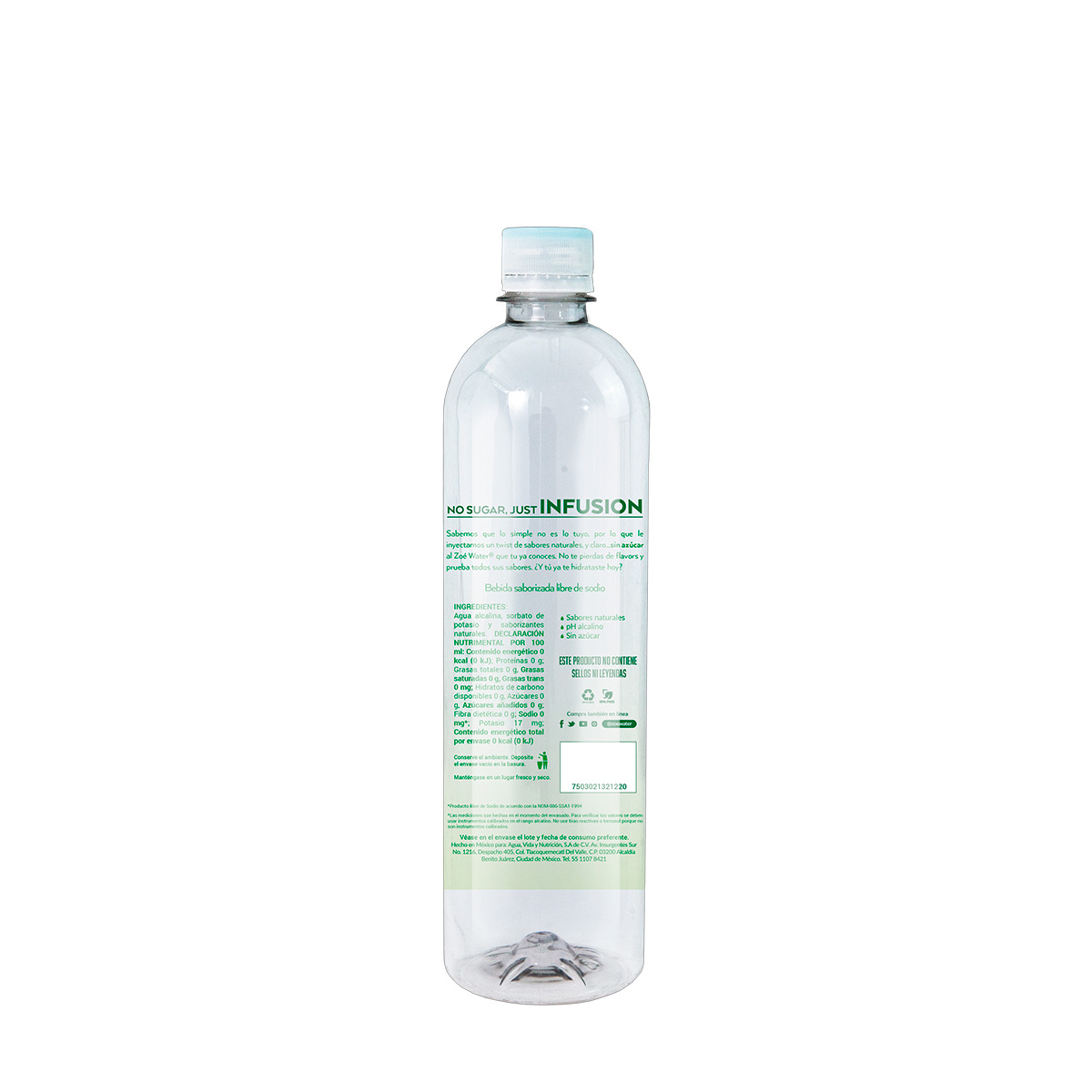 Zoé Water Falvors Jengibre Limón 500 ml image number null