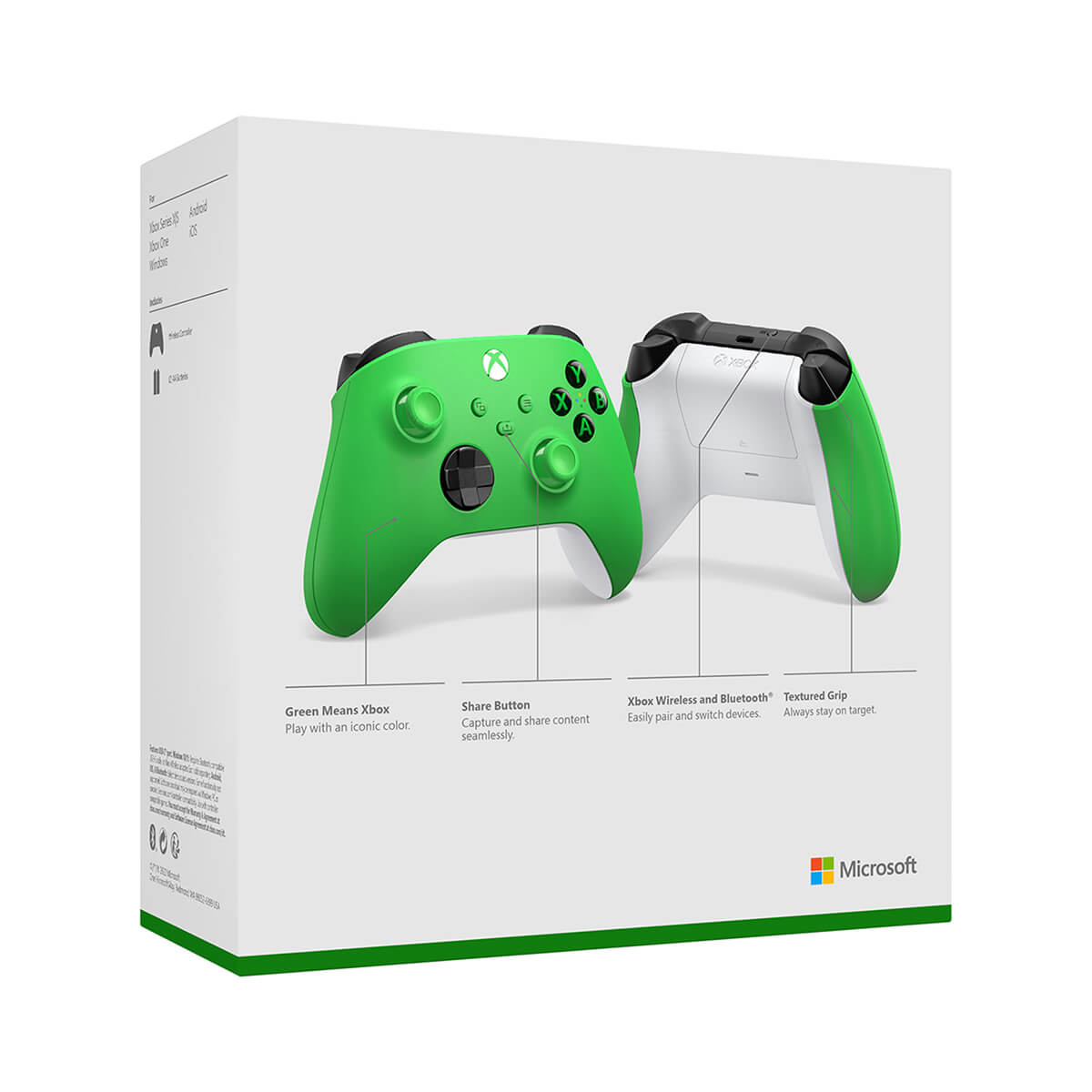Control Xbox inalámbrico Velocity green image number null