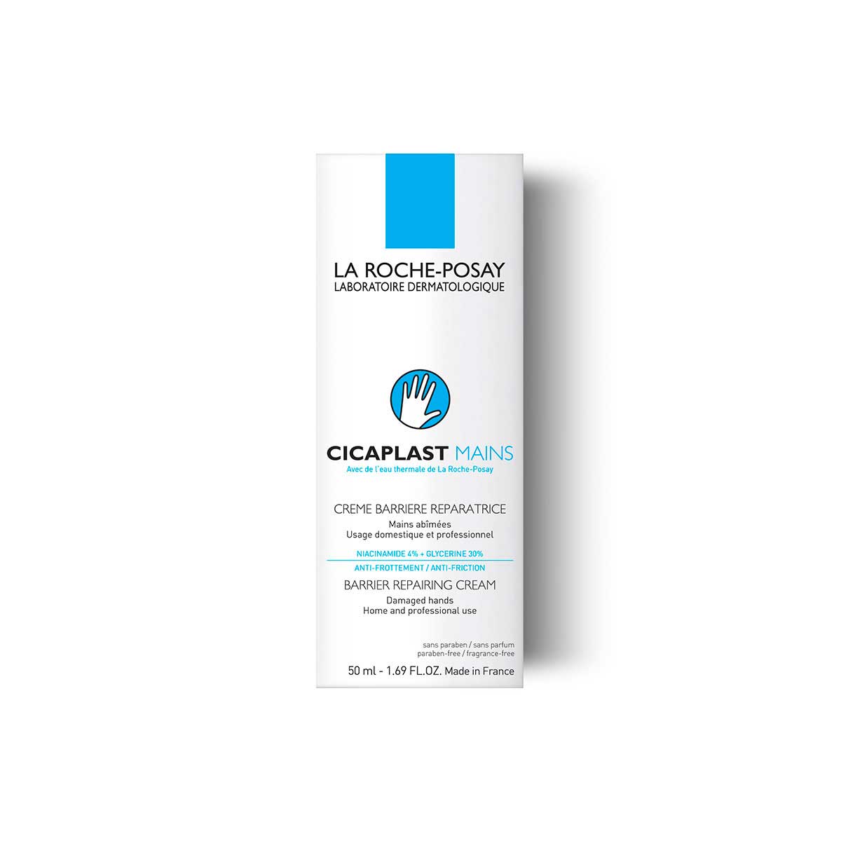 Crema de manos La Roche Posay Cicaplast Manos hidratante, protectora y reparadora 50 ml image number null