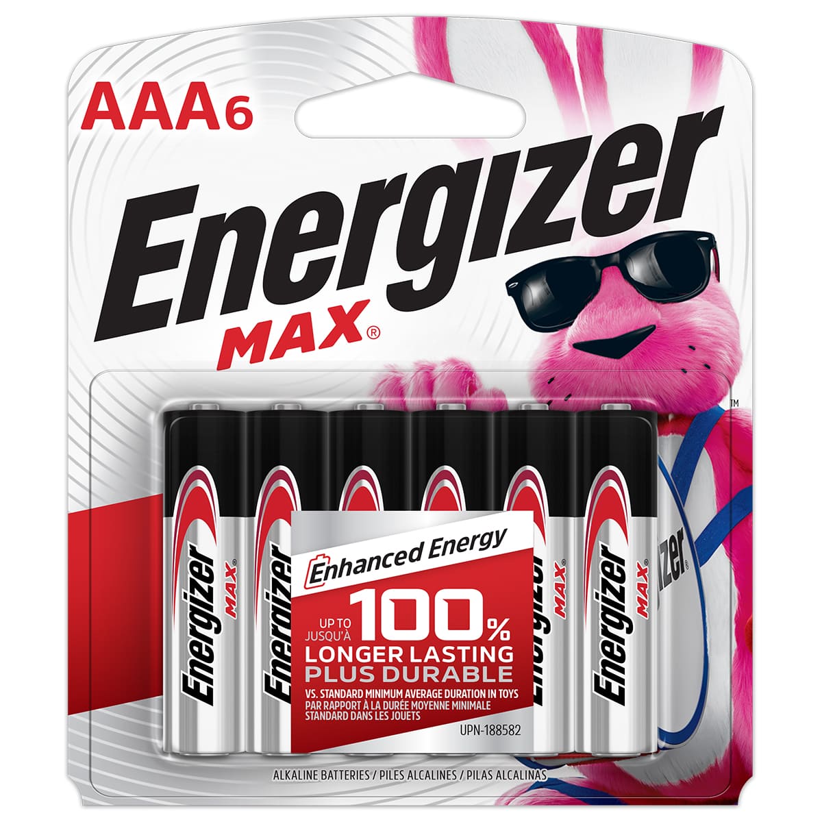 Pila Energizer Max Alcalina AAA de 6 Piezas image number null