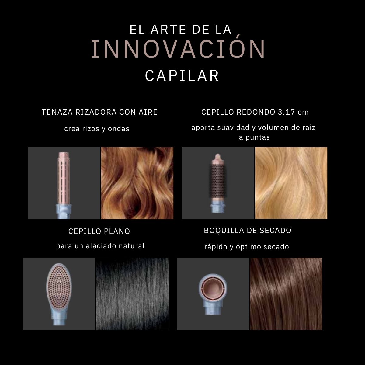 Digitalaire Advancing Styling Technology Multifuncional 4 Cabezales Conair image number null