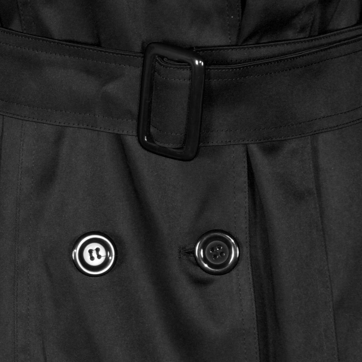Gabardina Lisa con Cintur&oacute;n y Capucha Philosophy Talla Mediana para Mujer image number null