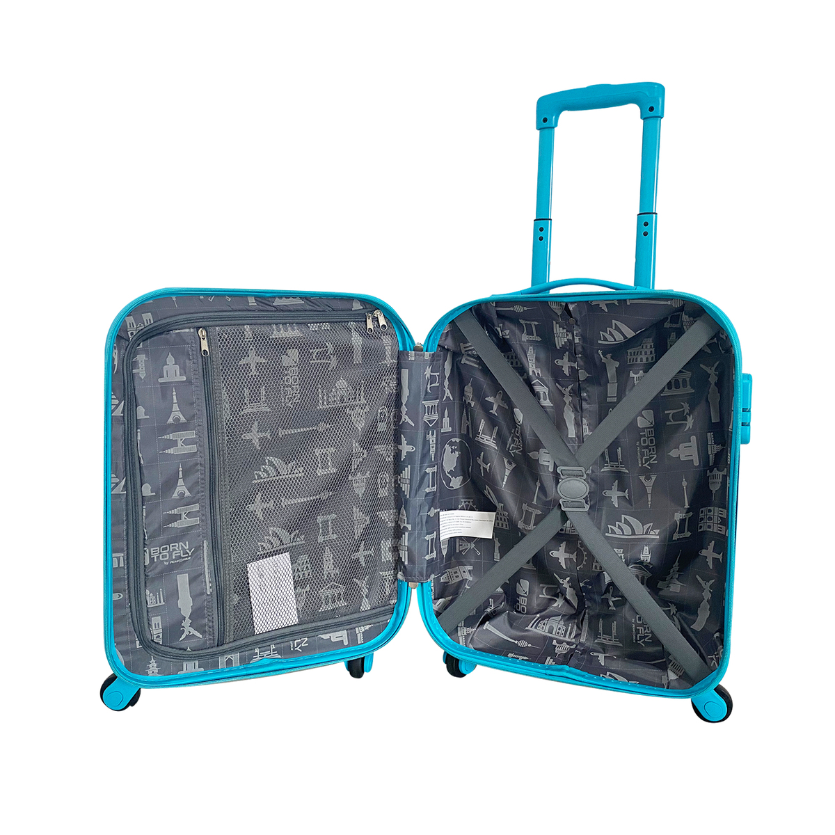 Maleta Badu 20” en Color Azul PEAKTOUR image number null