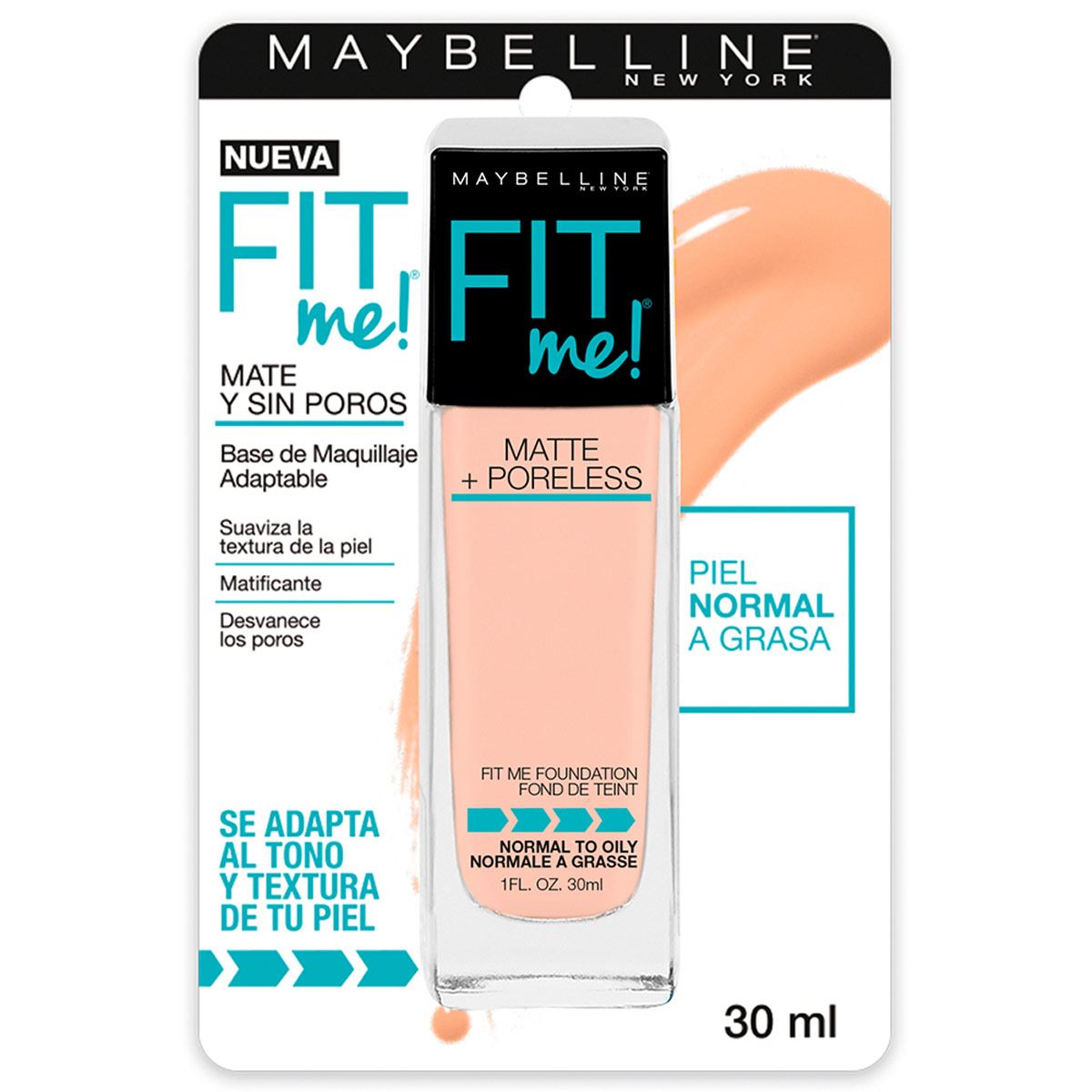 Base de Maquillaje Maybelline New York Fit Me! 112 Natural Ivory 30ml image number null