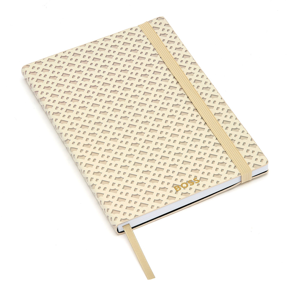 Bloc de Notas A5 Monogram Cream Lined Hugo Boss image number null