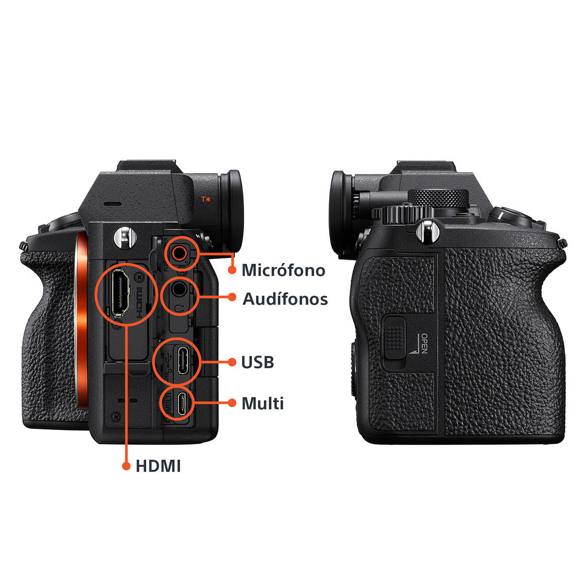 Cámara Sony ILCE-7M4K híbrida full frame image number null