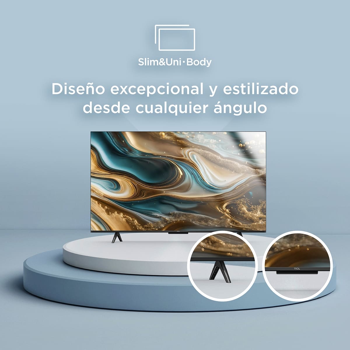 Pantalla Google TV TCL de 43 Pulgadas 4K 43s551g image number null