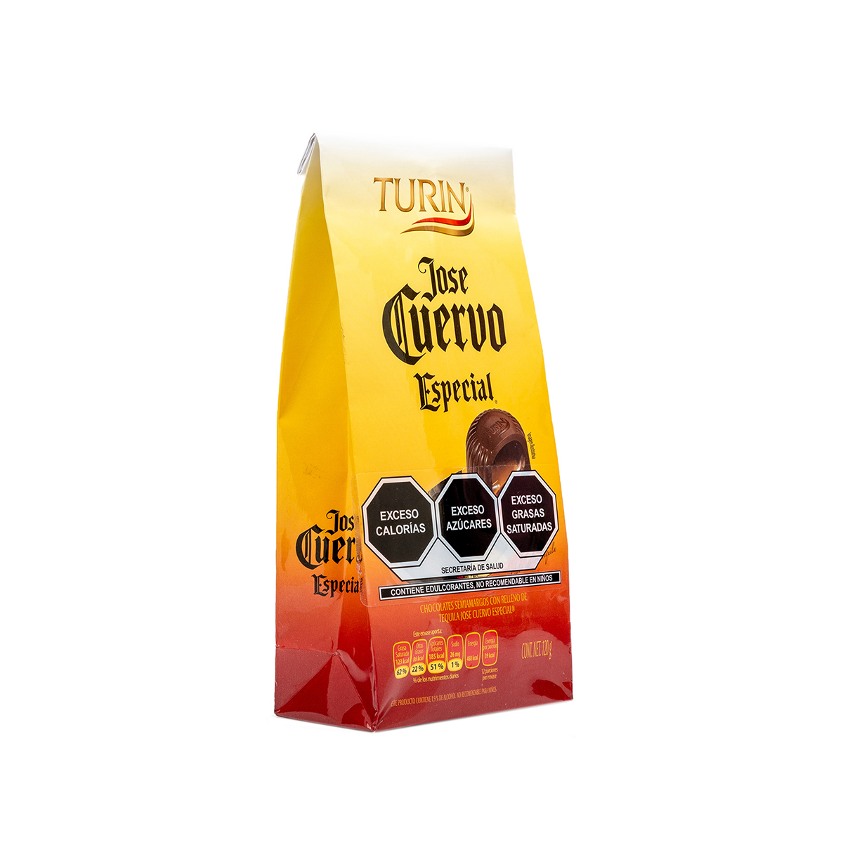 Bolsa de Chocolates rellenos de Tequila Jose Cuervo Especial Turin 120g image number null