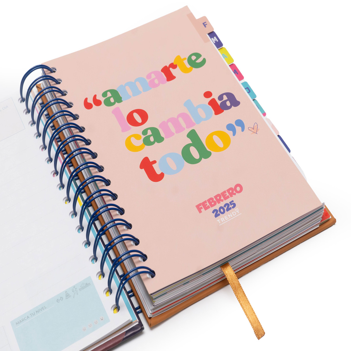 Agenda Trendy 2025 con Espiral Sol y Luna Cavalier image number null