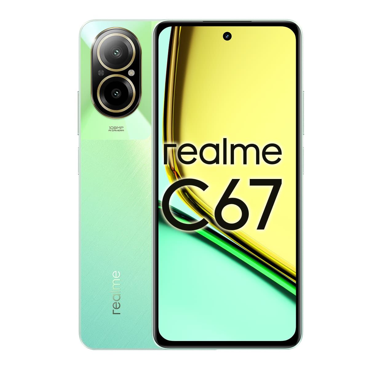 Celular Realme C67 256GB Color Verde R5 (Telcel) + Realme Earbuds image number null