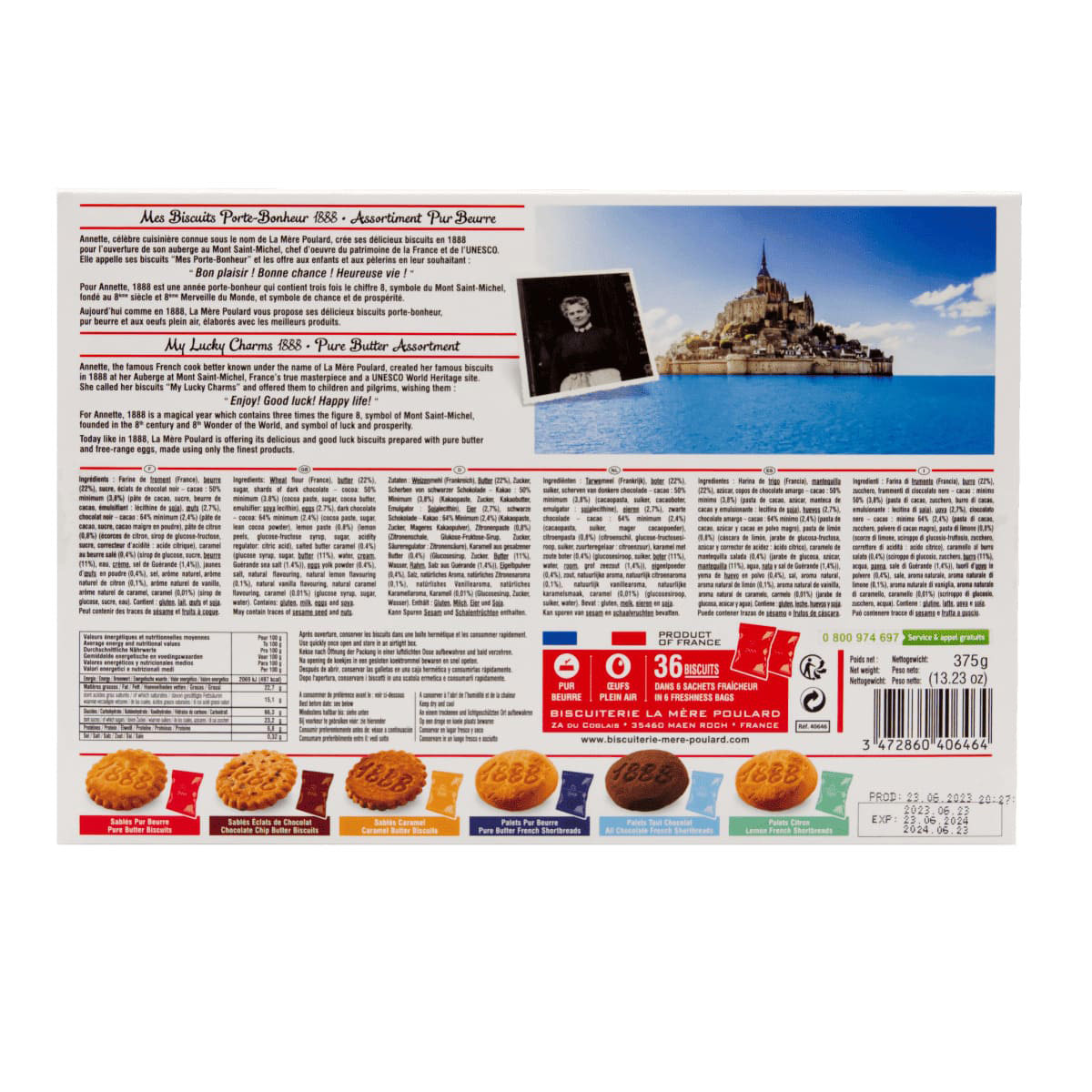 Caja de Galletas Seleccionadas 6 Variedades 375 gr image number null