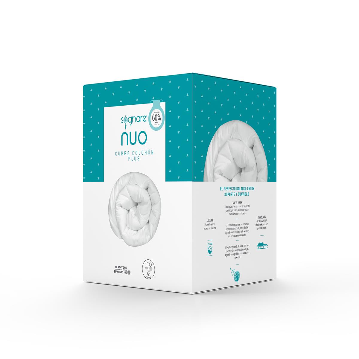 Cubre Colch&oacute;n Nuo Sognare King Size Plus image number null