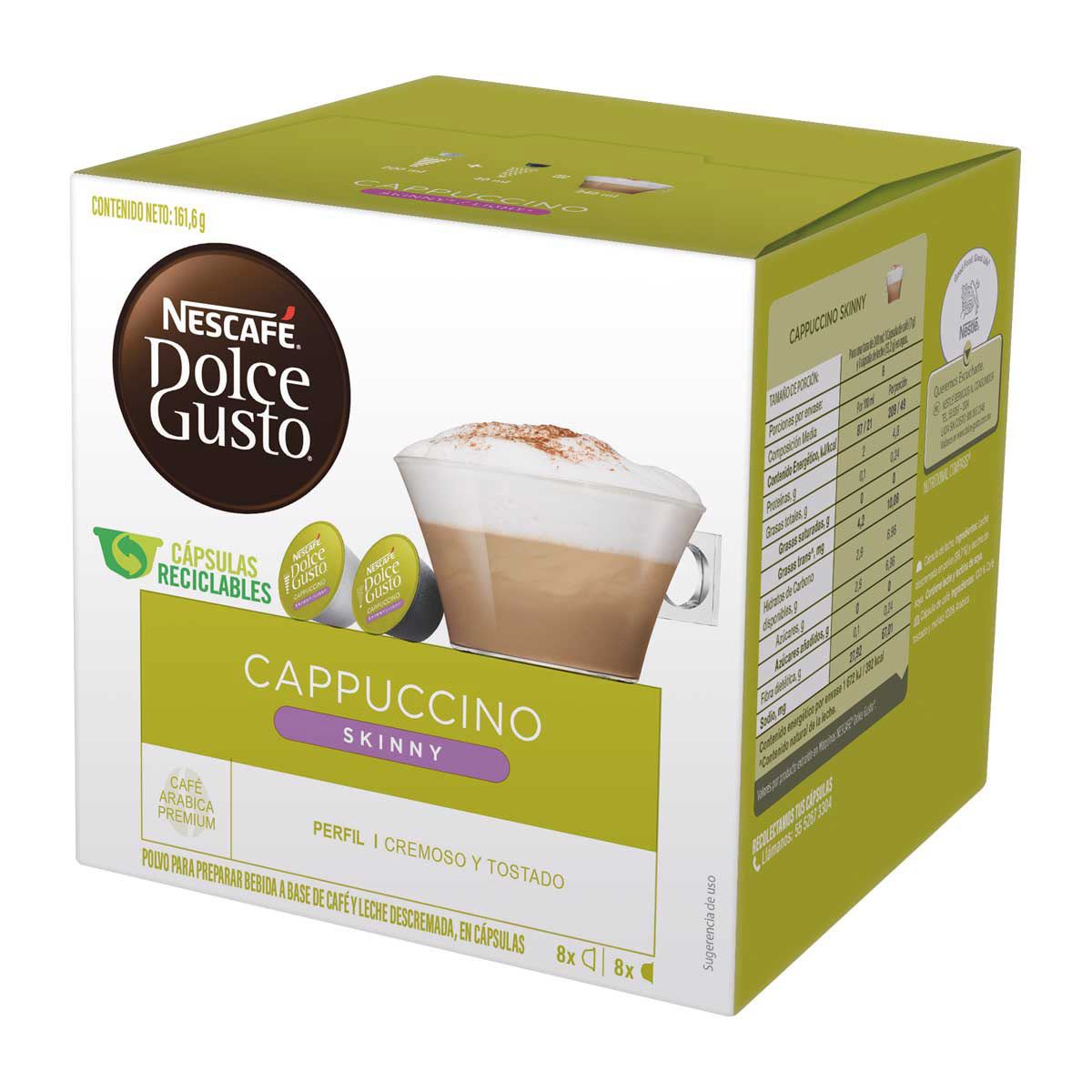 C&aacute;psulas Cappuccino Skinny Nescaf&eacute; Dolce Gusto image number null
