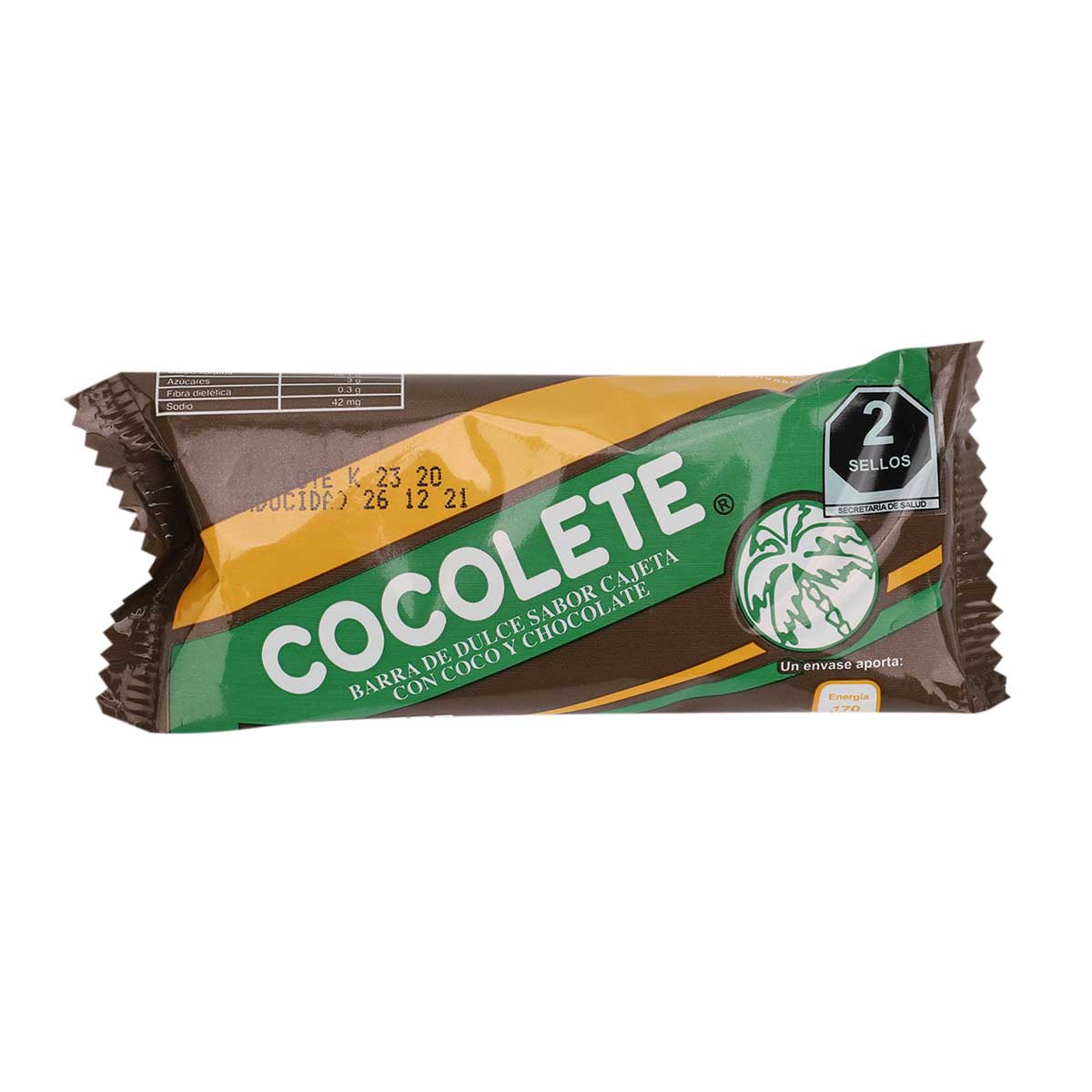 Barra de Dulce de Cajeta Cocolete Azulejos 38g image number null