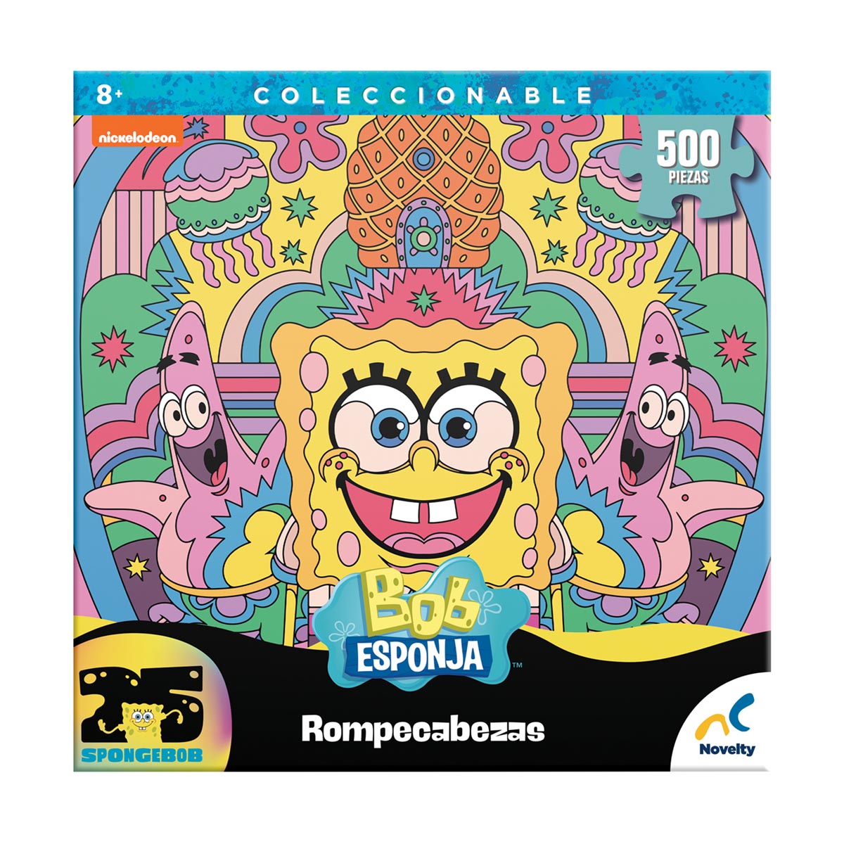 Rompecabezas Coleccionable Bob Esponja B 500 pzs image number null