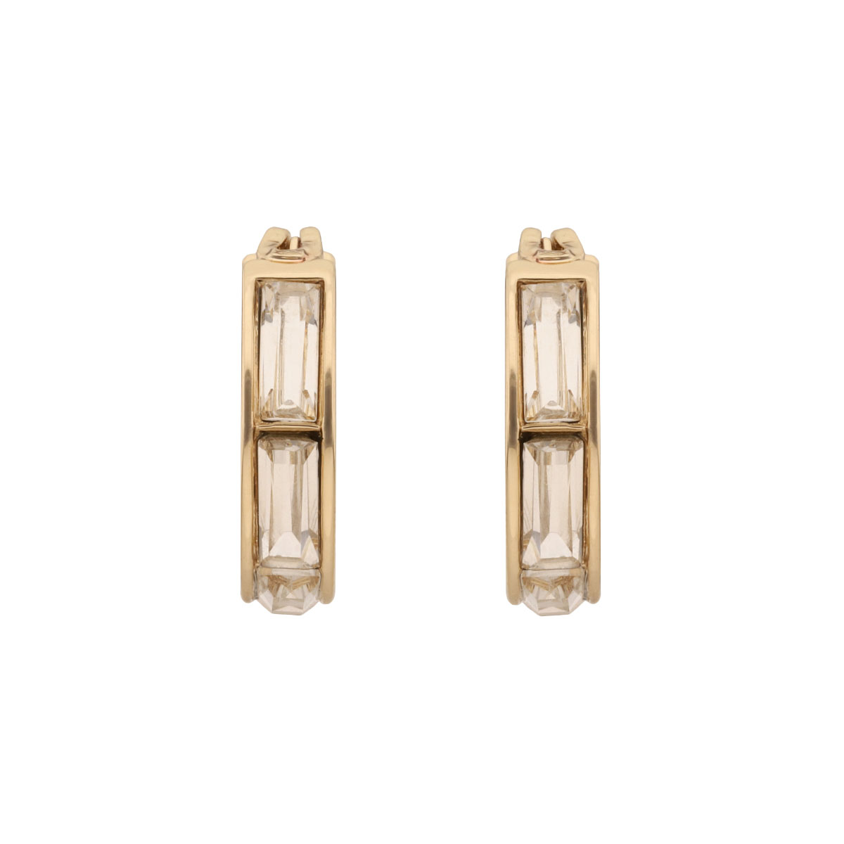 Aretes Dorados Círculo Huggies DKNY image number null