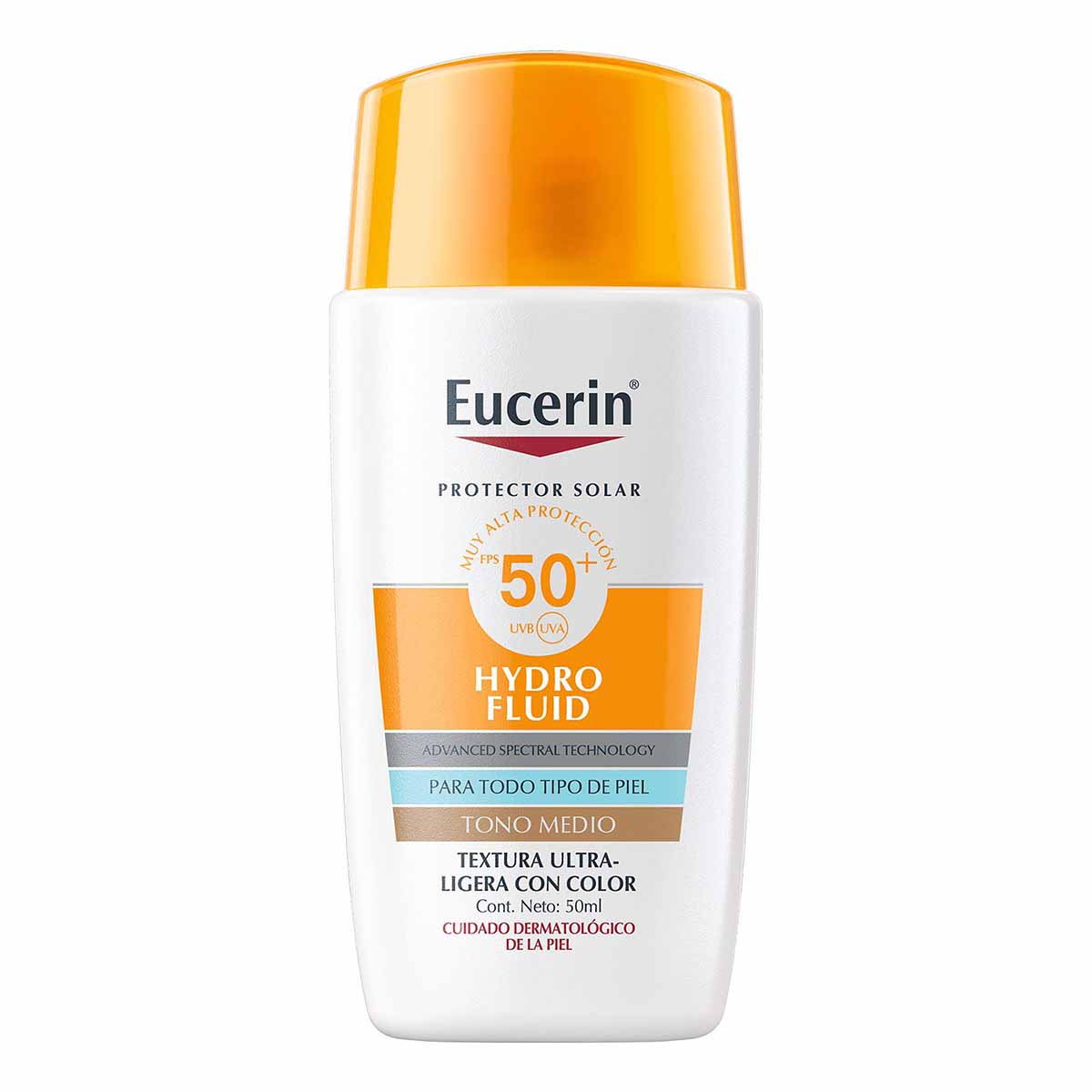 Eucerin Sun Hydrofluid Protector Solar Tono Medio Fps50+ image number null