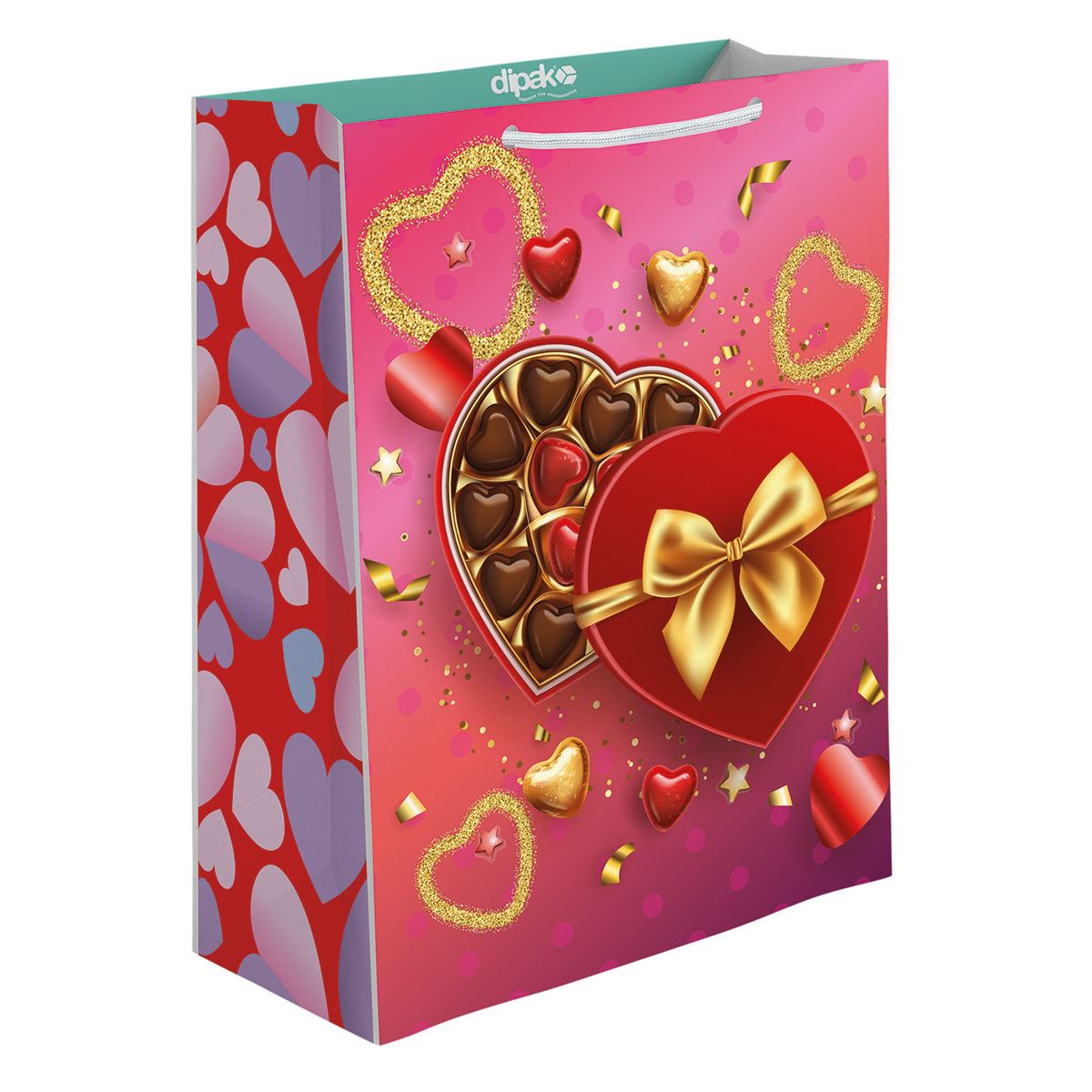 Bolsa de regalo Hs notas de amor tama&ntilde;o chica image number null