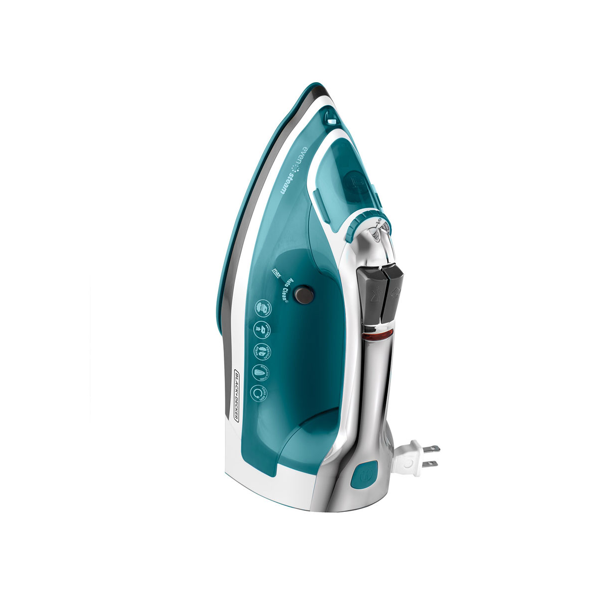 Plancha de vapor con cable retr&aacute;ctil azul image number null