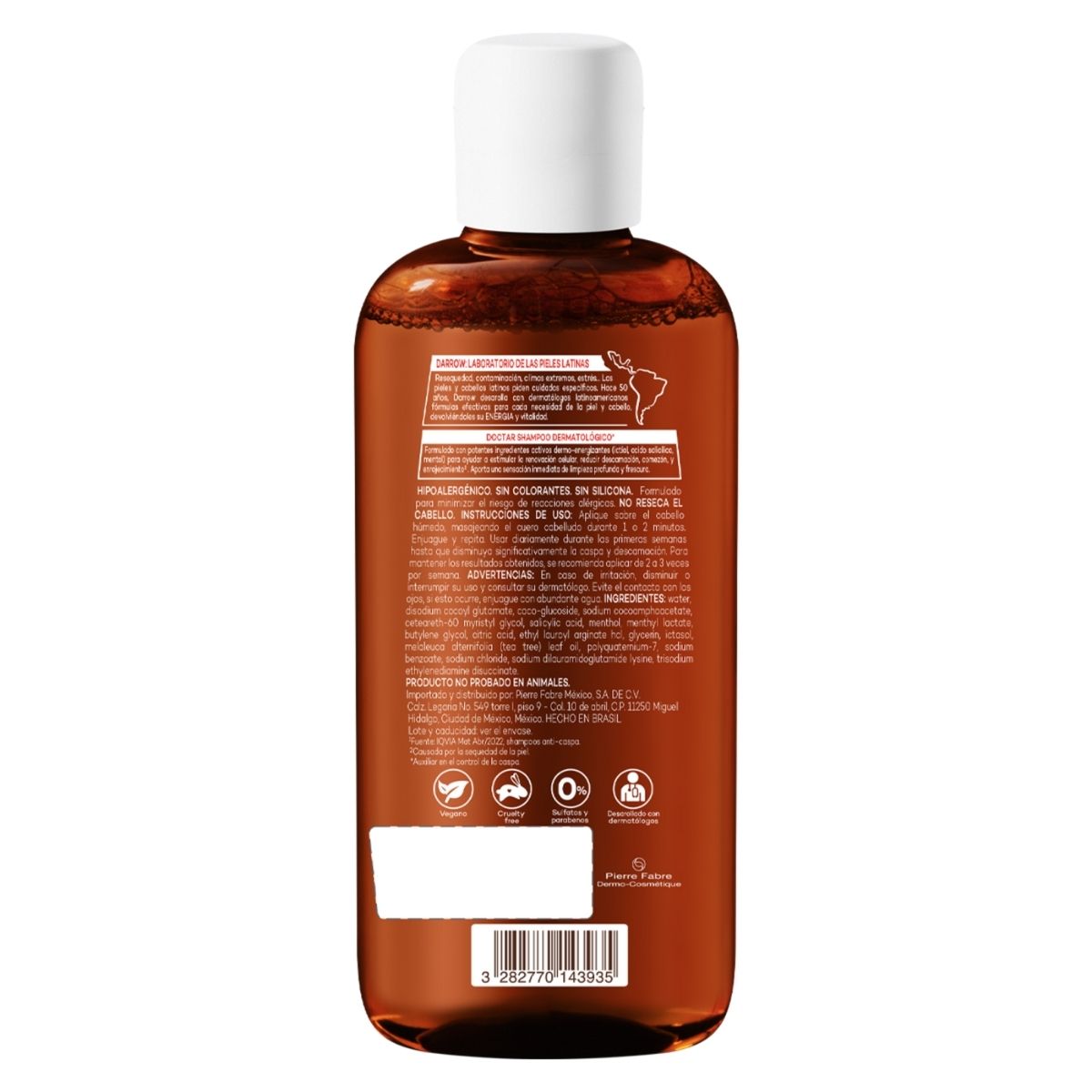 Doctar Shampoo Anticaspa Dermatol&oacute;gico 120ml image number null