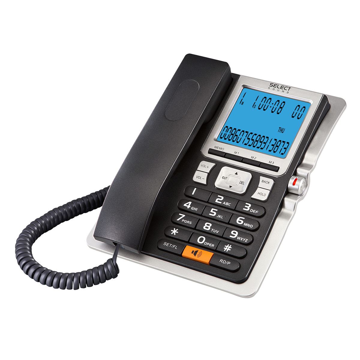 Teléfono Alámbrico Select Sound 8028 Negro image number null