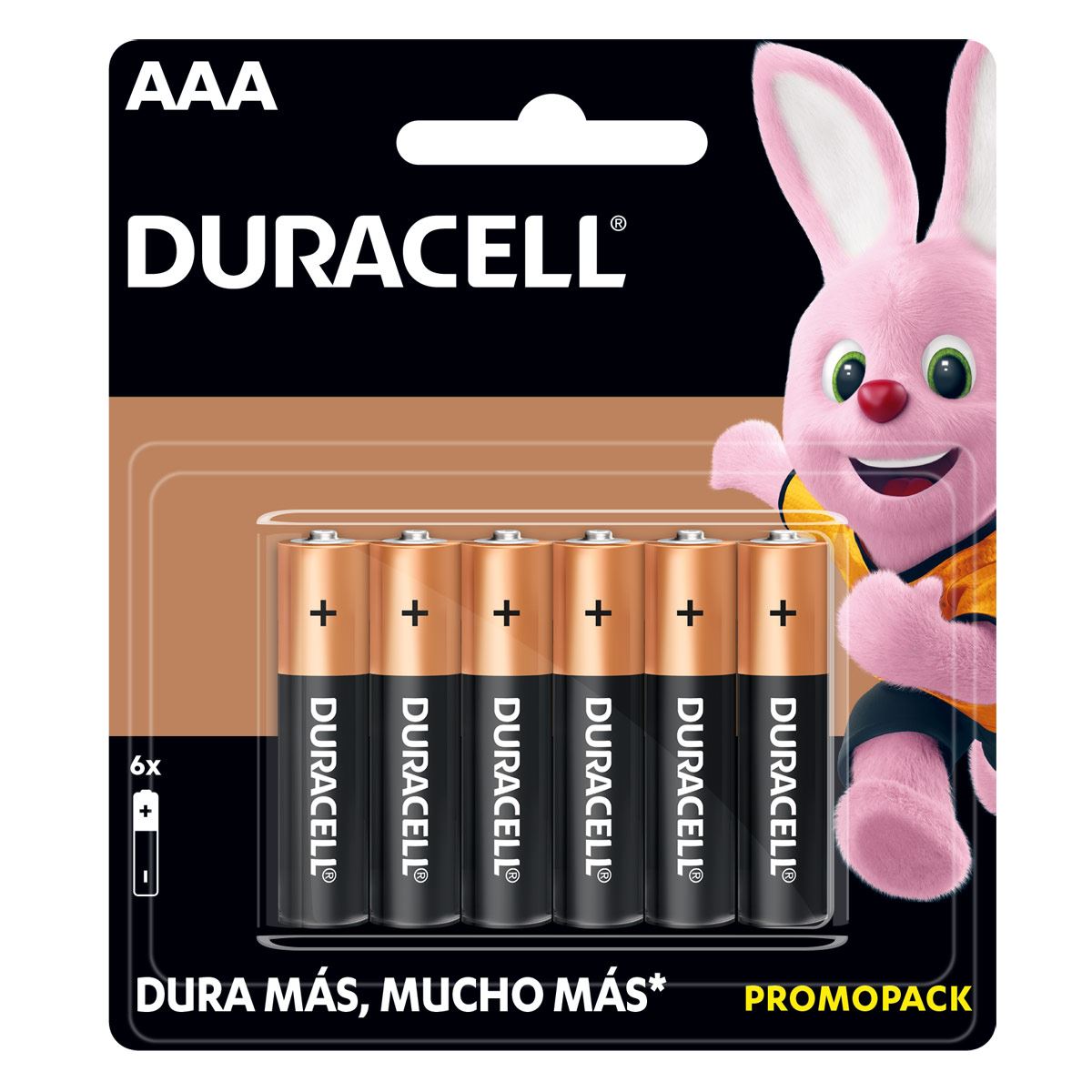 Pila Duracell AAA con 6 piezas image number null